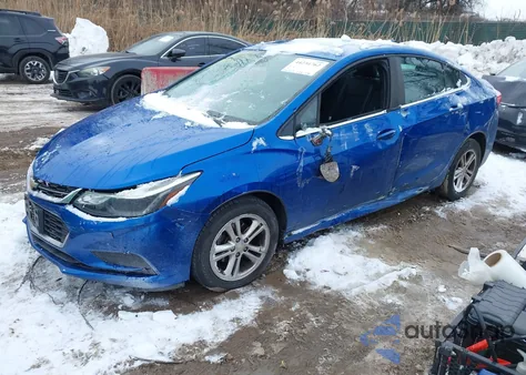 2016 Chevrolet Cruze Lt Auto из США, поврежденный, VIN 1G1BE5SM8G7301004